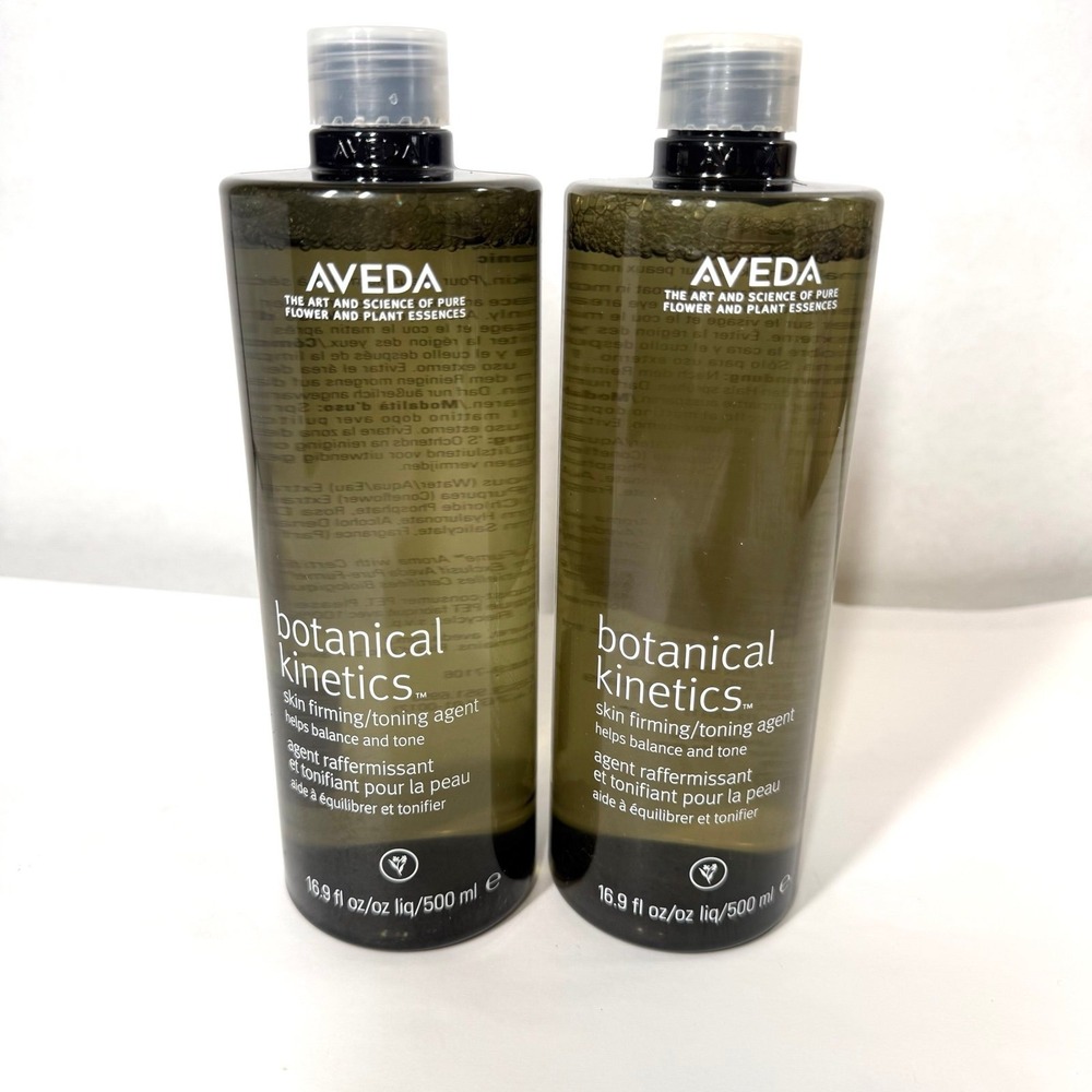2- AVEDA Botanical Kinetics Skin Firming/Toning Agent RARE 16.9 fl oz 500mL NEW